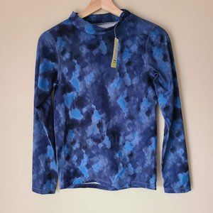 All in Motion Boys Long Sleeve Fitted Performance Mock Neck T-Shirt, Size XL (16